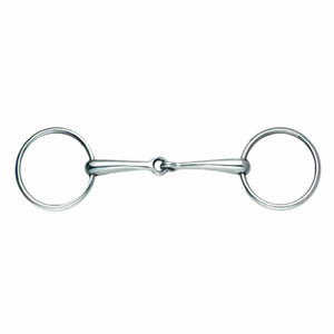 Jointed Loose Ring Hollow Mouth Snaffle Bit 16mm