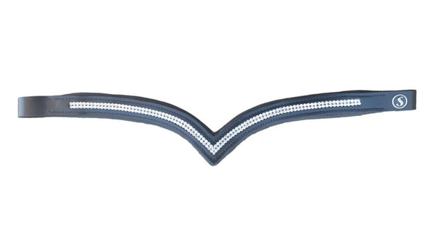 Browband Padded Diamante V