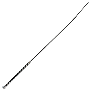 Dressage Whip Silver Spiral Handle