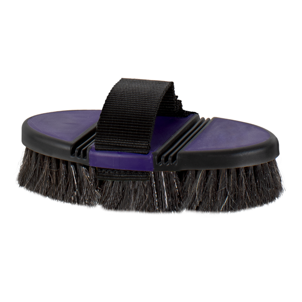 Show Time Flexi Brush - Soft Natural Horse Hair Bristles