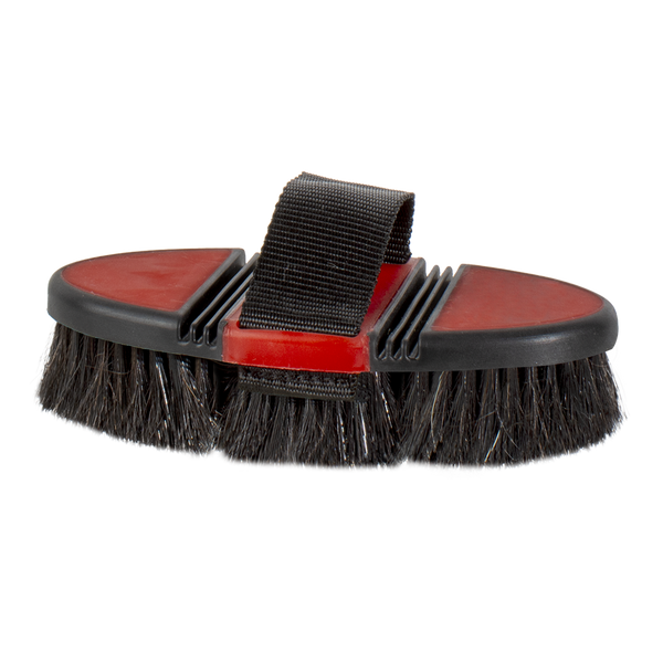 Show Time Flexi Brush - Soft Natural Horse Hair Bristles