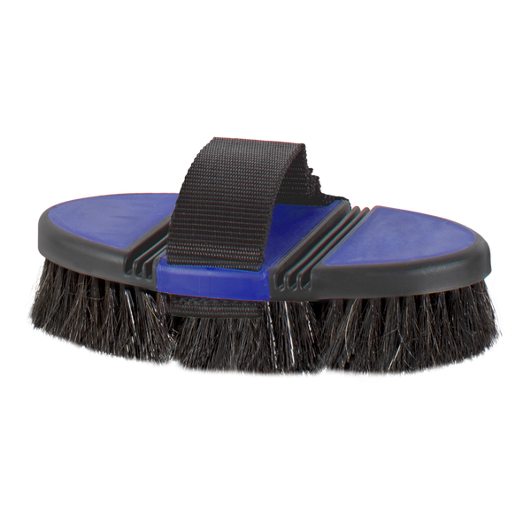 Show Time Flexi Brush - Soft Natural Horse Hair Bristles