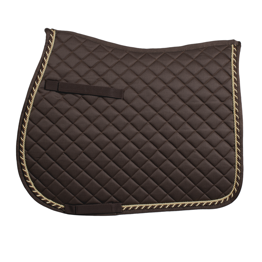 GP Square Numnah with Double Piping