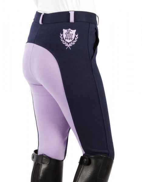 Pfiff Children's Bicoloured Breeches 'Elisa' - UK6- Blue/Purple Only