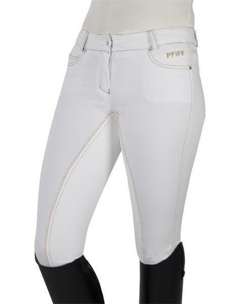 PFIFF Full Seat Breeches "Julie' - White
