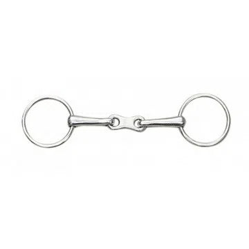 Stainless Steel French Link Loose Ring Snaffle