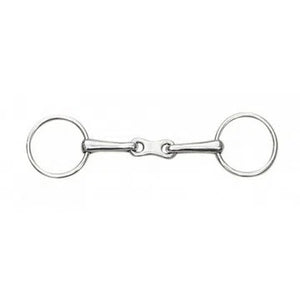 Stainless Steel French Link Loose Ring Snaffle