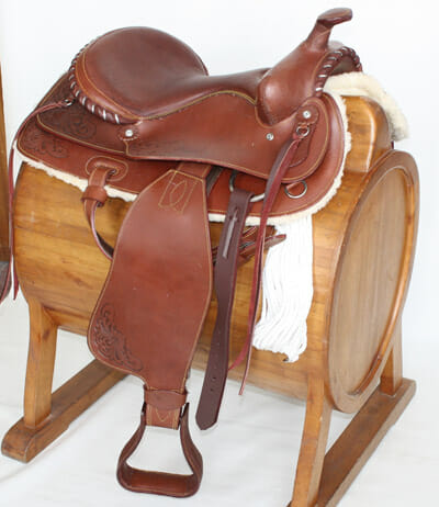 Silver Wire Western Saddle - CUSTOMER ORDER ONLY POR