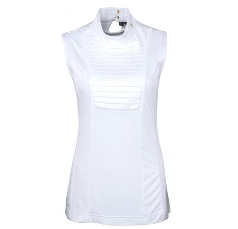 Ladies Sleeveless Stock Shirt Agatha
