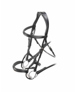 Rapida Rolled Padded Cavesson Bridle