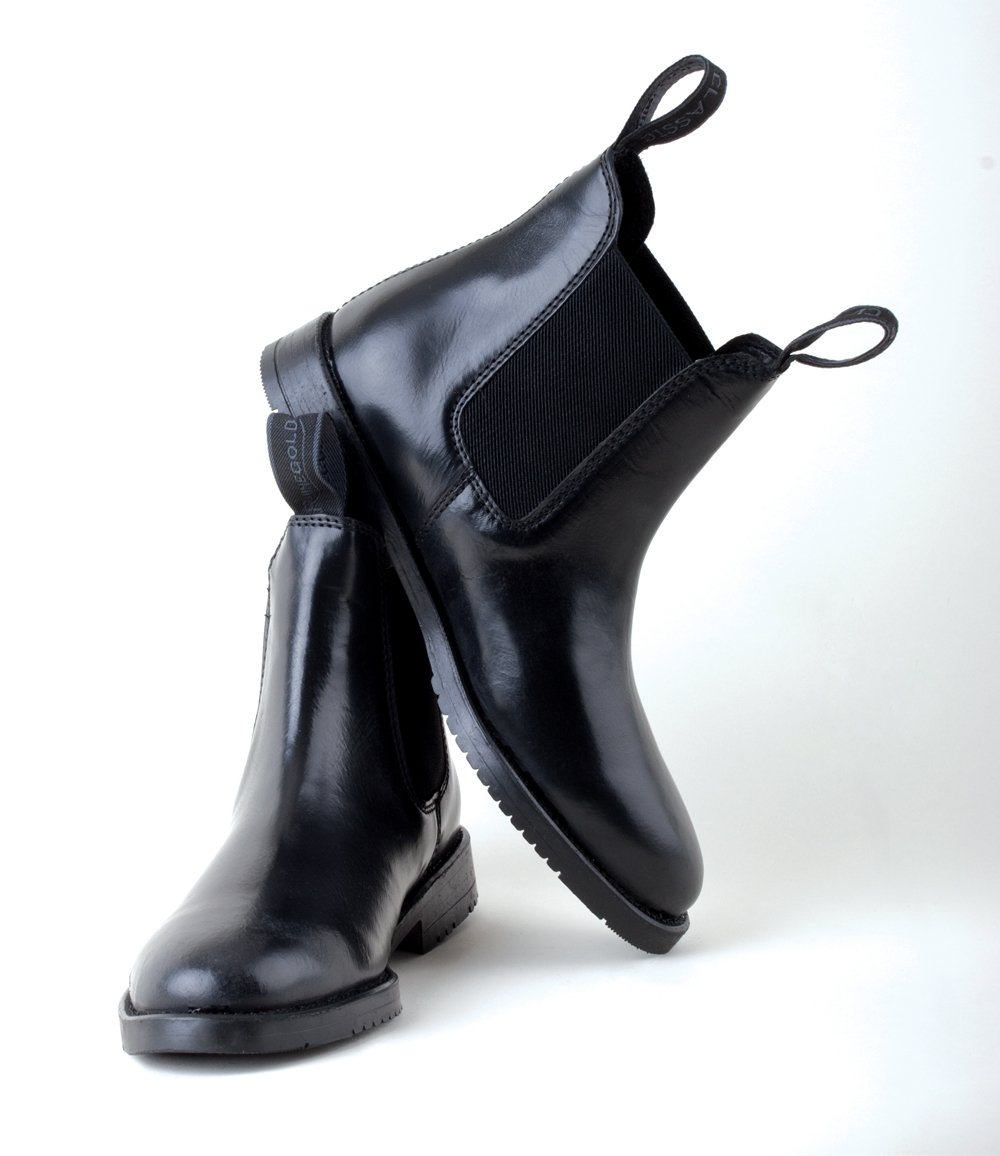 Rhinegold Adults Classic Leather Jodhpur Boots