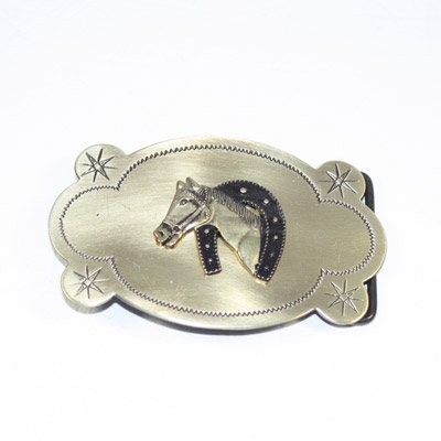 Horse Head Cowboy Buckle