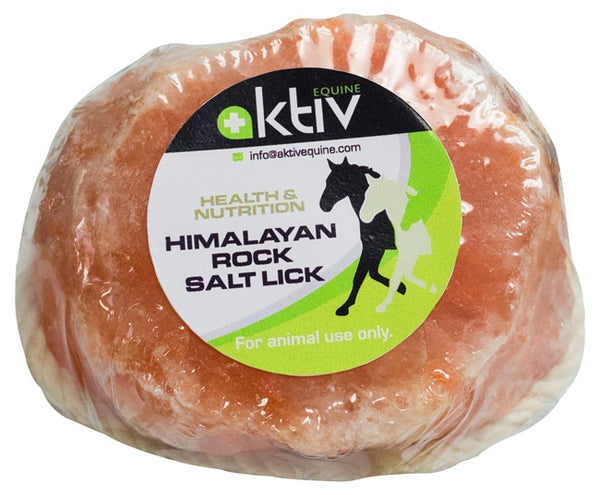 Aktiv Equine Himalayan Salt Lick On Rope - 1 Kg