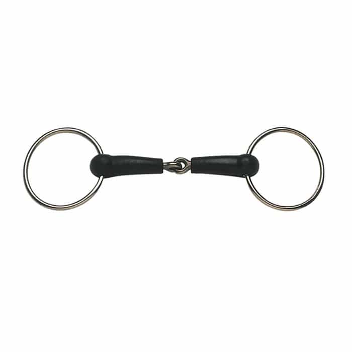 Rubber Jointed Snaffle Bit