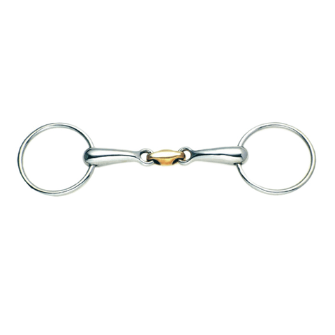 Loose Ring Snaffle Brass Elliptical Link