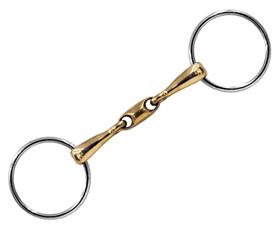 Contact Brass Elliptical Snaffle