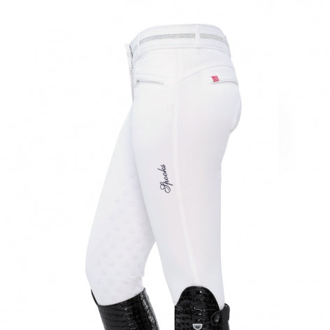 Spooks Sarina Knee Grip Breeches White