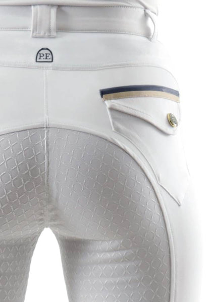 Competition Coco Ladies Gel Breeches - White - NQP