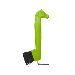 Horse Head Hoof Pick with Brush