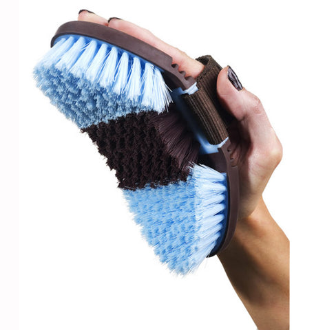 Flexible Tri Coloured Body Brush