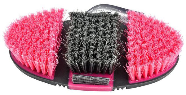 Flexible Tri Coloured Body Brush