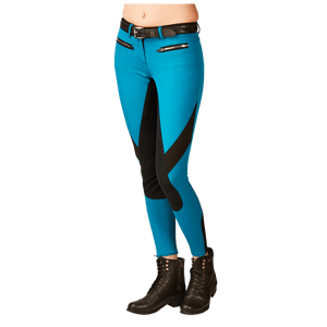Full Seat, Two Toned, Woven Breeches - DISCONTINUED