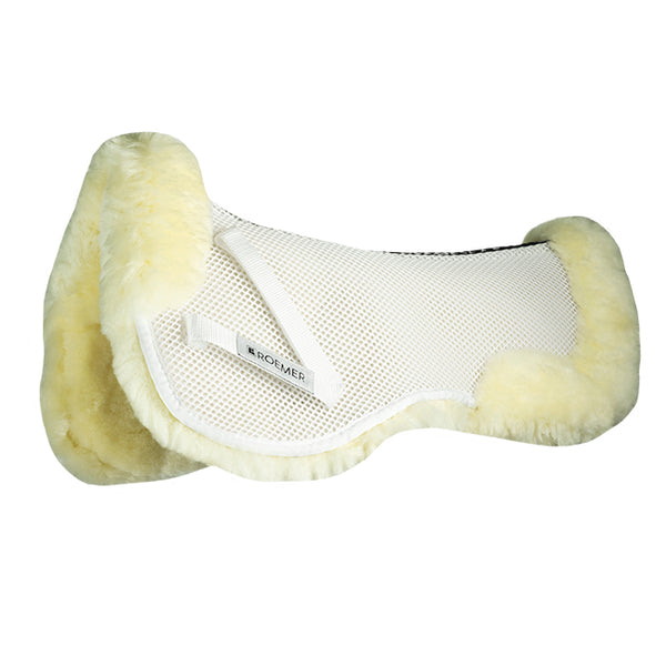 Roemer Genuine Sherpa Rolled 3D Spacer Saddle Pad - CUSTOMER ORDER ONLY