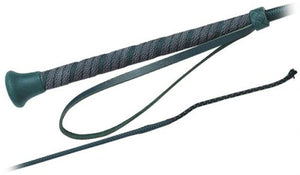 Fleck Dressage Whip - Nylon Weave Wrapped Handle with Wrist Loop
