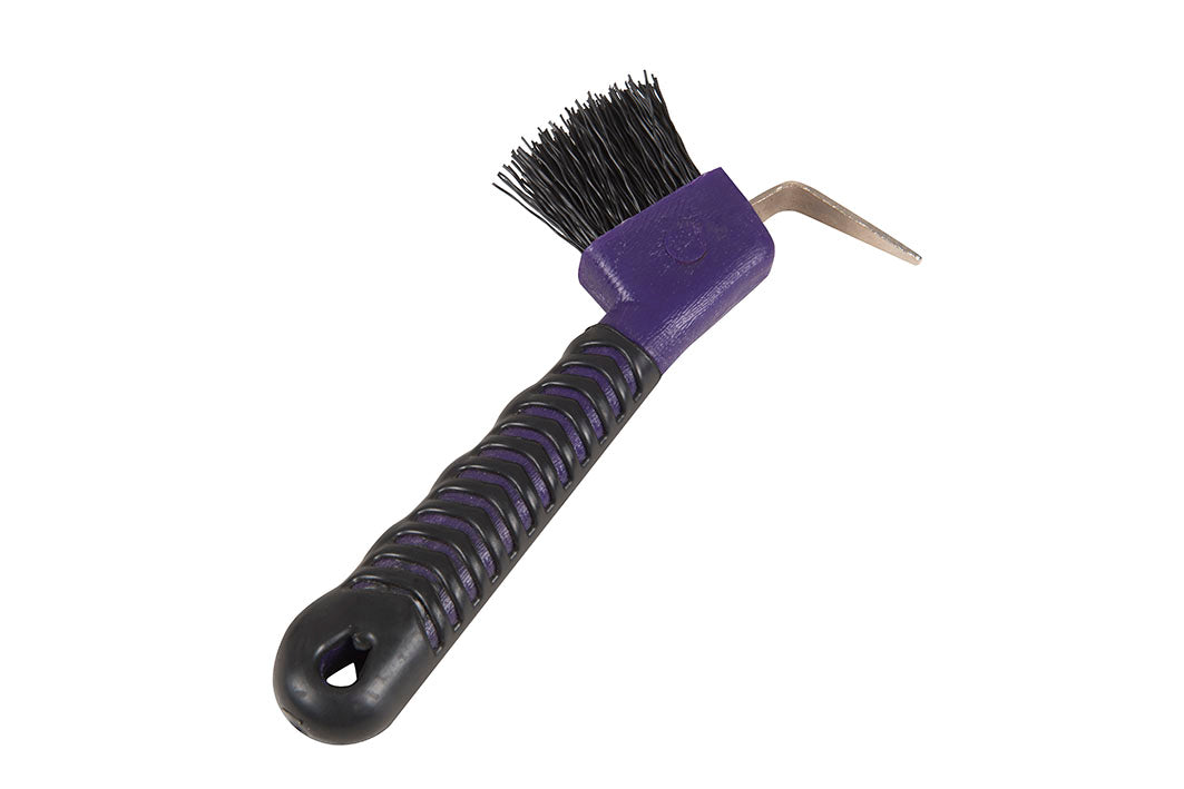 Soft Touch Hoofpick with Brush