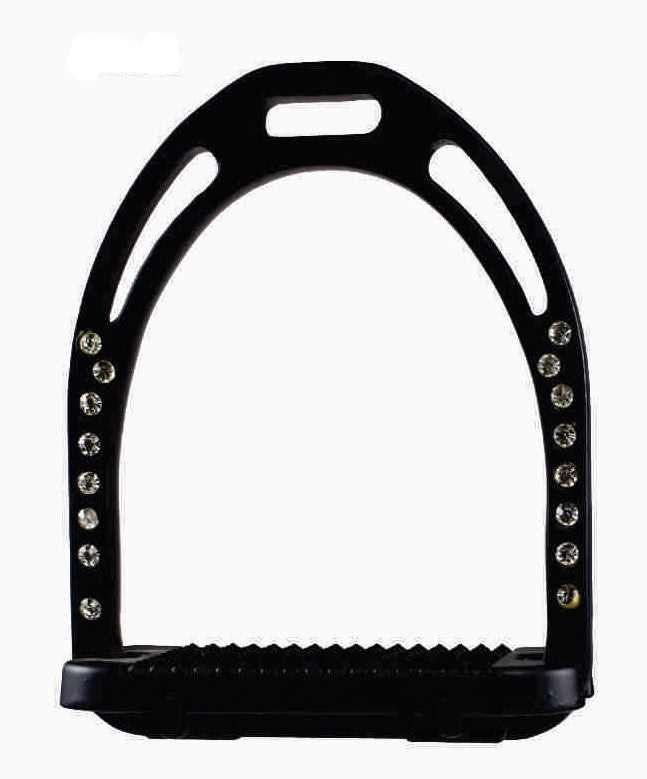 Wide Base  Diamante Aluminium Stirrup