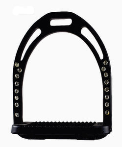 Wide Base  Diamante Aluminium Stirrup