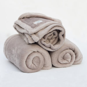 Coral Fleece Blanket - Small / Mocha only left !
