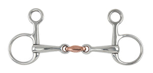 Hanging Cheek, Copper Lozenge Snaffle