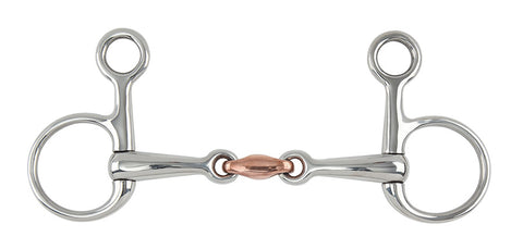 Hanging Cheek, Copper Lozenge Snaffle