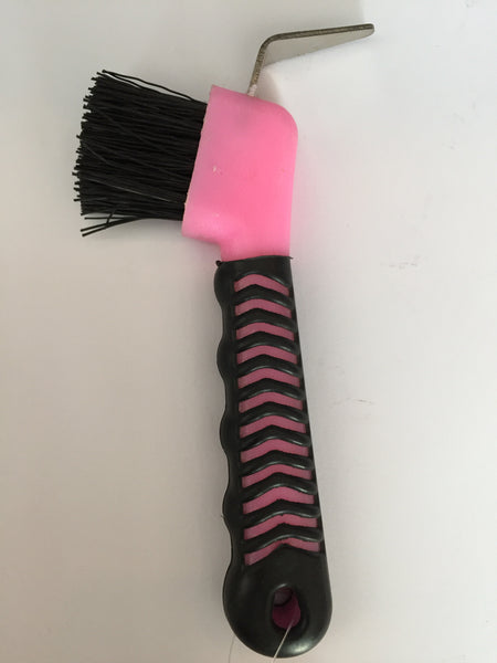 Soft Touch Hoofpick with Brush
