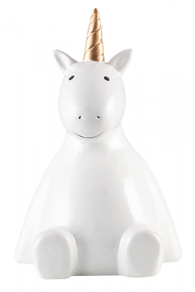 Pfiff Unicorn Piggy Bank, Seated